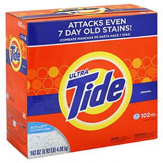 Tide Ultra HE Powder Original Scent Laundry Detergent 102 CT BOX