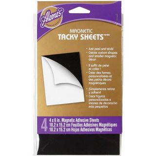 Aleene's Magnetic Tacky Sheets, 4" x 6", 4 Pack