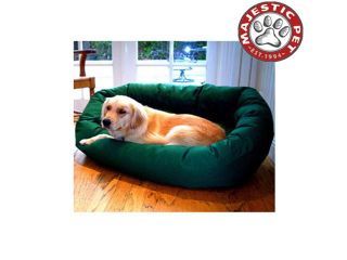 Majestic Pet Small 24" Bagel Dog Bed (24"x22"x9") RED   Dogs   Beds