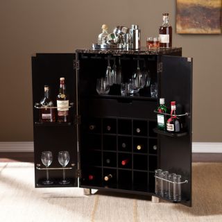 Wildon Home ® Capri Bar Cabinet with Wine Storage