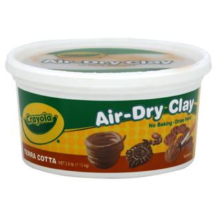 Crayola Clay, Air Dry, White, 2.5 lb (1.13 kg)