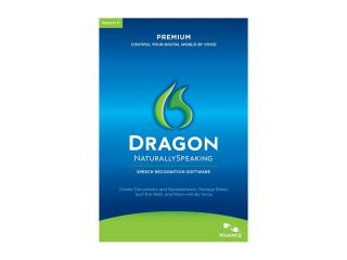 NUANCE Dragon Naturally Speaking Premium 11 Upgrade from Version 9 & Up English No Headset
