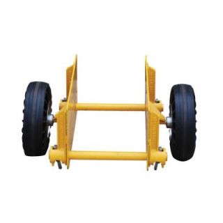 Vestil 1,000 lb. Adjustable Panel Dolly with Mold On Rubber Wheels PLDL ADJ 8MR