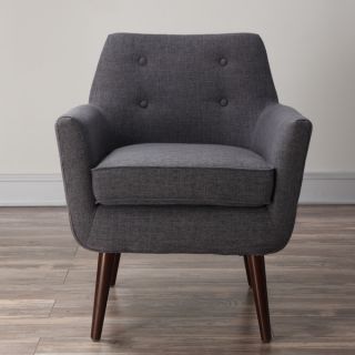 Clyde Grey Linen Chair   16052612 Great