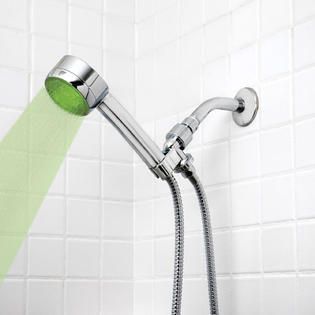 HealthSmart LumaTemp LED Shower Head   Health & Wellness   Bathroom