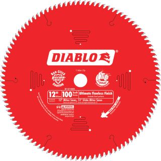 Diablo Ultra Fine Circular Saw Blade — 12in., 100 Tooth, For Wood and Wood Composites, Model# D12100X  Circular Saw Blades