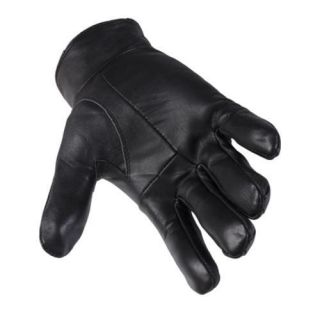 Mens Oxford & Finch Genuine Leather Thinsulate Lined Gloves Black