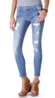 7 For All Mankind The Destroyed Skinny Jeans