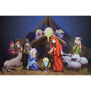 Nativity Scene Standee Set