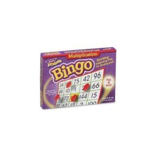 TREND ENTERPRISES Multiplication Bingo, 5x5, 36 Cards, 700 Chips