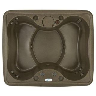 AquaRest Spas AR 150 4 Person Spa with 12 Jet in Stainless Steel, Easy Plug N Play and LED Waterfall in Brownstone (120 Volt) EZS UHS BB 5