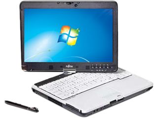 Refurbished Fujitsu Lifebook T730 12.1" Notebook Tablet with Intel Core i7 620M 2.66Ghz (3.33Ghz Turbo), 4GB DDR3 RAM, 320GB HDD, Built In Webcam, Windows 7 Professional 32 Bit