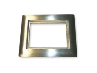 Carpet Flange, Rectangular, 1Gang, Brass