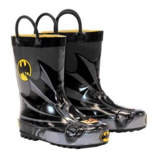 Boys Western Chief Batman Everlasting Rain Boot Black  