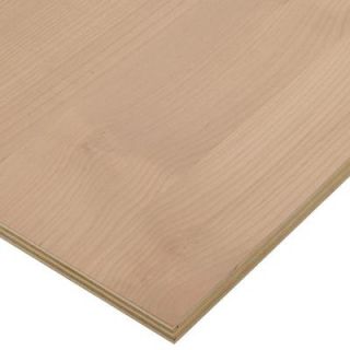 Columbia Forest Products 3/4 in. x 2 ft. x 4 ft. PureBond Alder Plywood Project Panel 2045