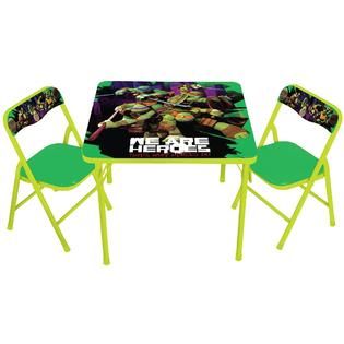 Nickelodeon Activity Table and Chairs   TMNT   Toys & Games   Outdoor