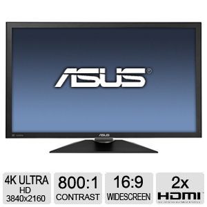ASUS 32 4K Ultra High Definition LED Monitor   3840 x 2160, 169, 8001 Native, 8ms, 2x HDMI, DisplayPort   PQ321Q