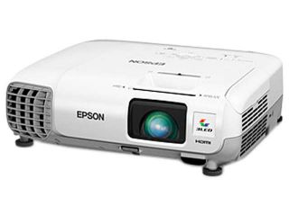 Epson PowerLite 97 1024x768 XGA 2700 ANSI Lumens, RJ45 (Crestron LAN Control/Display), Present up to 4 device screens, HDMI / VGA Input, Kensington Lock, Auto Keystone Correction, 3LCD Projector