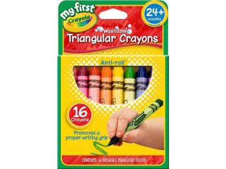 Crayola My First Washable Triangular Crayons CYO811316
