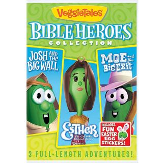 VeggieTales Bible Heroes Triple Feature   Josh And The Big Wall / Esther The Girl Who Became Queen / Moe And The Big Exit (With Sticker Sheet) (Full Frame)