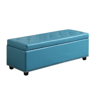 Large Accents Rectangular Tufted Storage Ottoman by AdecoTrading
