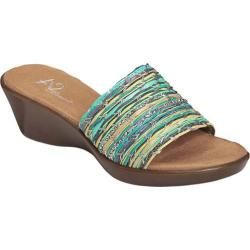 Womens A2 by Aerosoles Say Yes Blue Green Multi Faux Leather