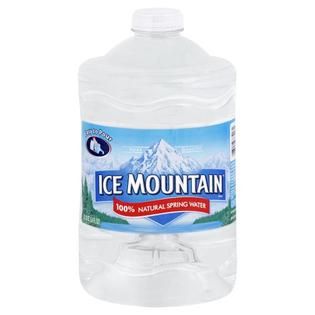 Ice Mountain Spring Water, 100% Natural, 101.4 fl oz, 3 lt