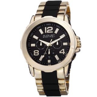 August Steiner Mens Quartz Multifunction Bracelet Watch   16260186