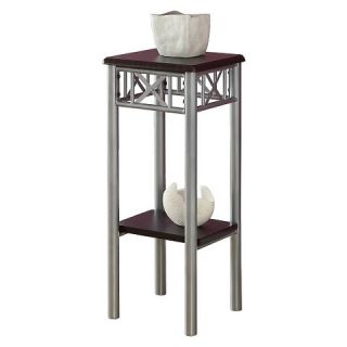 End Table Brown Silver