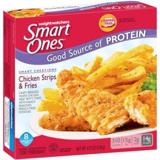 Weight Watchers Smart Ones Tasty American Favorites Chicken Strips & Fries, 4.72 oz