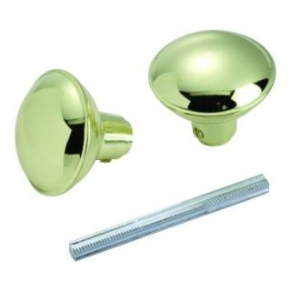 First Watch Security Polished Brass Knob Set with Spindle 1135