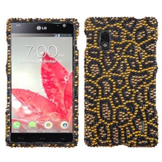 INSTEN Jeweled Jaguar Diamante Phone Case Cover for LG E970 Optimus G