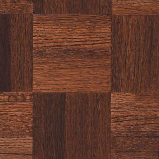 Armstrong Urethane Parquet 12 Solid Oak Flooring in Cinnabar