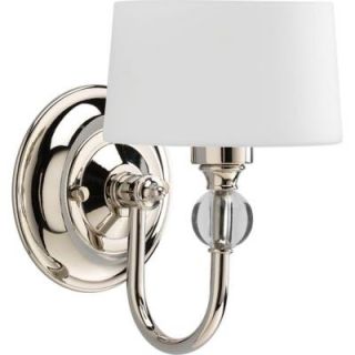 Progress Lighting Fortune Collection 1 Light Polished Nickel Wall Bracket P7049 104WB