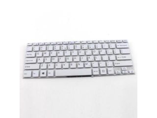 Replacement New White Laptop US Keyboard without Frame for SONY FIT 14E SVF 14E SVF14E ( not FOR fit 14 or fit 14A)? Series Part Number 149236731USX