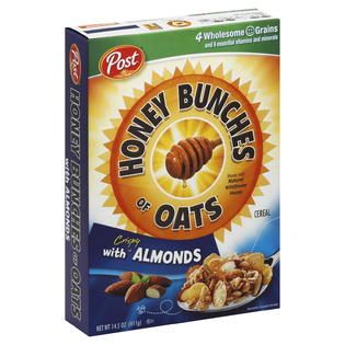 Honey Bunches of Oats  Cereal, with Crispy Almonds, 14.5 oz (411 g)