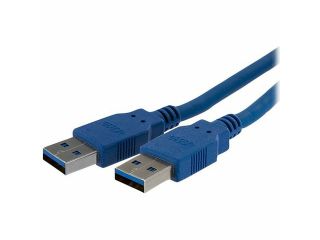 StarTech USB3SAA6 6 ft. Blue SuperSpeed USB 3.0 Cable A to A