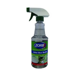 Zorbx 16 oz. Unscented Non Toxic Hypo Allergenic and Biodegradable Cat Litter Box Buddy Odor Remover 7115