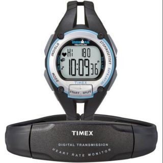 Timex Ironman Race Trainer Heart Rate Monitor Watch With Resin Strap   T5K214