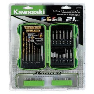 Kawasaki Drill and Driver Bit Set (21 Pieces) 840238