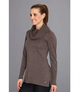 smartwool minturn drape neck taupe heather