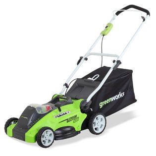 Greenworks 25312 G MAX 40V Cordless 19 Mower (2) 40V 4 AH Li Ion