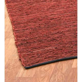 Matador Leather Chindi Copper Area Rug by St. Croix