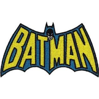 Visionary DC Comics Super Hero Patches Batman Insignia 2 1/4X4 1