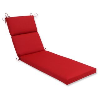 Outdoor Chaise Lounge Cushion   Red