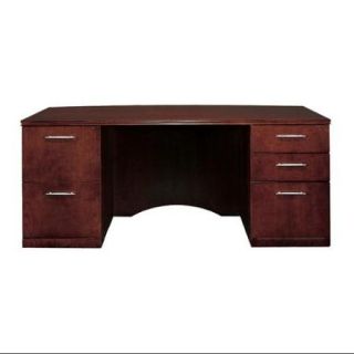 Shuffle Double Pedestal Desk (Classic Cherry)