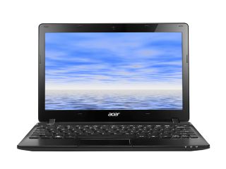 Acer Aspire One AO725 0488 Volcano Black AMD Dual Core Processor C 60 (1.00 GHz) 11.6" 4GB DDR3 Memory 320GB HDD Netbook