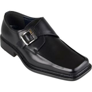 Daxx Mens Square Toe Buckle Detail Loafers