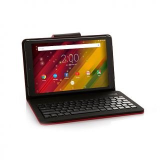 HP 10.1" HD IPS Quad Core 16GB Android Lollipop Tablet with Bluetooth Keyboard    8021635