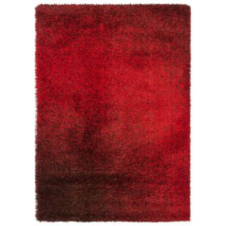 Stella Red/ Brown Shag Rug (77 x 105)   Shopping   Great